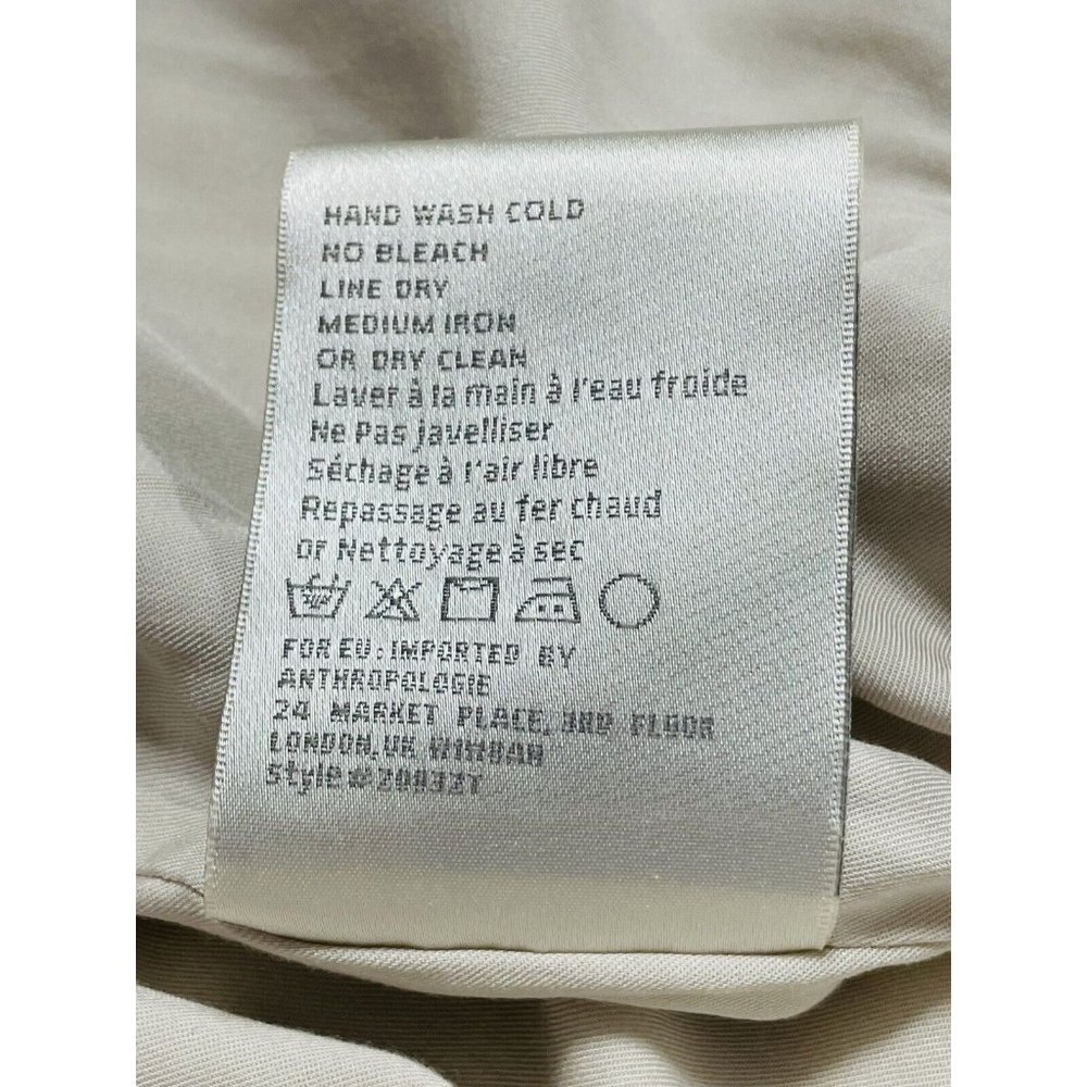 Anthropologie Tiny Editions Embroidered Viscose Zip Up Jacket Women’s  Medium - Picture 10 of 12